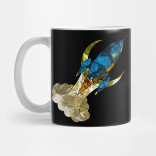 Atom Punk Rocket Mug